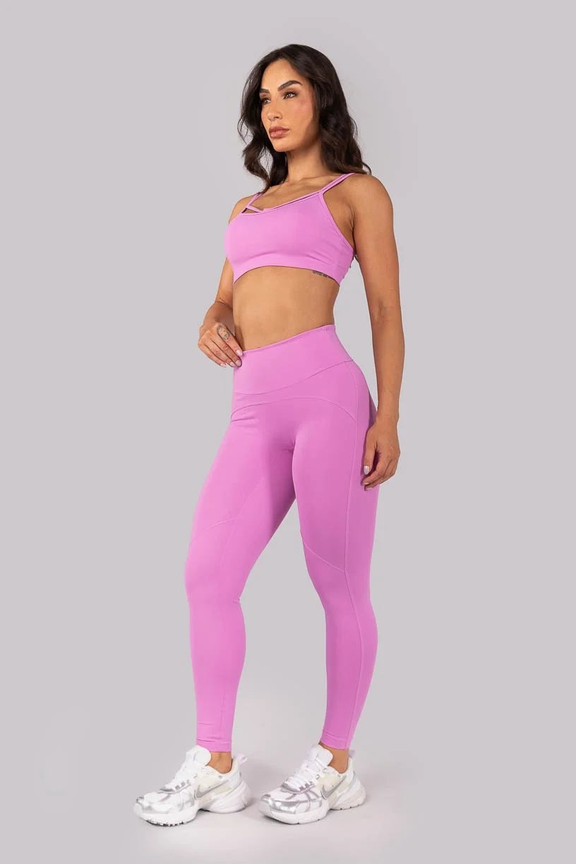 Calça Legging sem Gancho e com Recortes (Aurora)