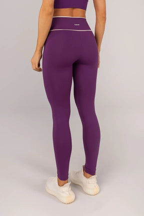 Calça Legging com Vivo no Cós (Ametista)